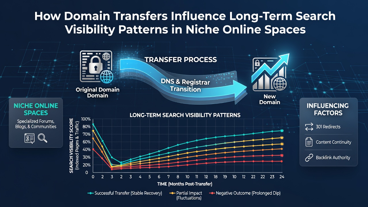 How Domain Transfers Influence Long-Term Search Visibility Patterns in Niche Online Spaces